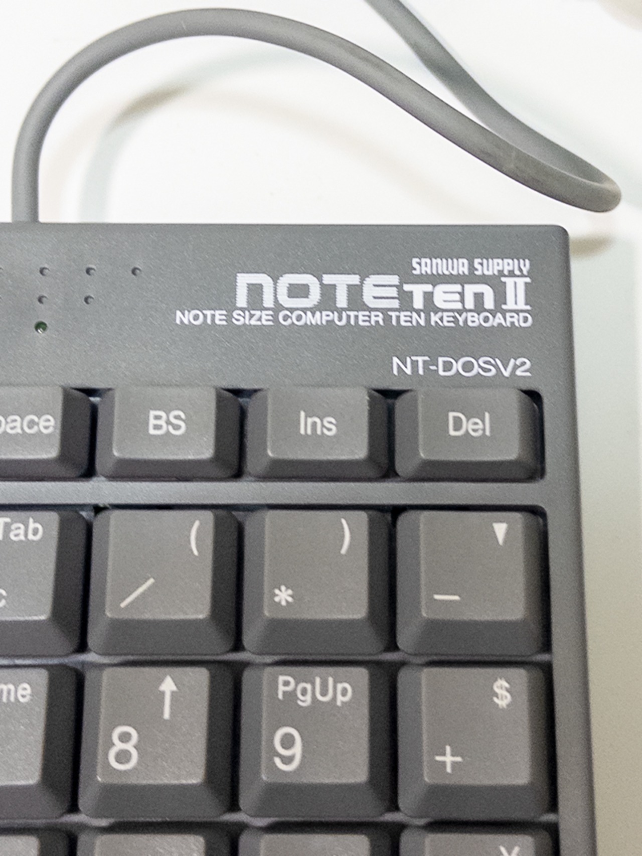 サンワサプライ note ten 2 DOS/V テンキー 23キー PS/2ポート miniDIN6Pinオス カバー付き