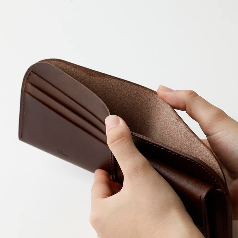 2つ折り財布（ Bi-Fold Wallet BLK / W091DN ） | dono