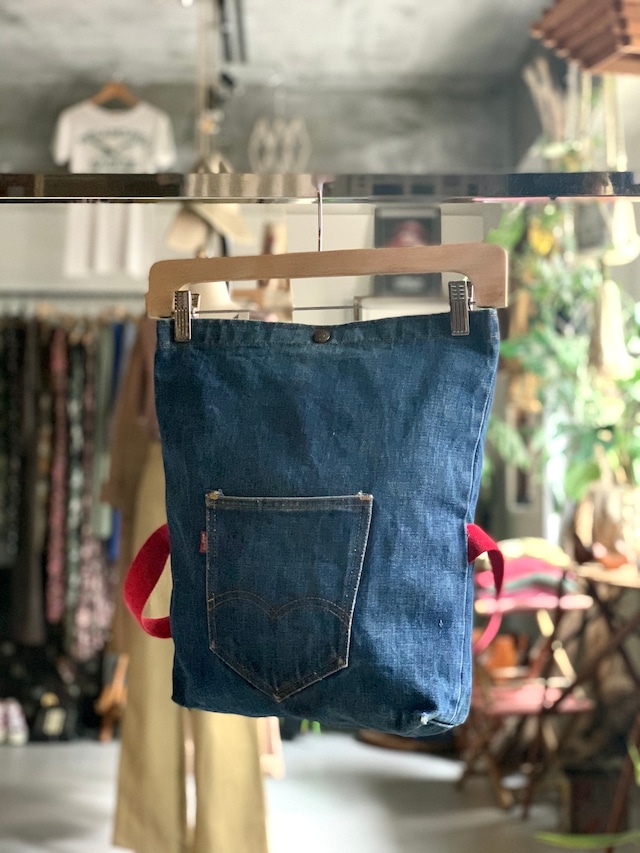 80‘s Levi's old denim  rucksack “JUNK“