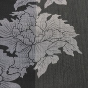型染め正絹着物「牡丹」　[A1787]