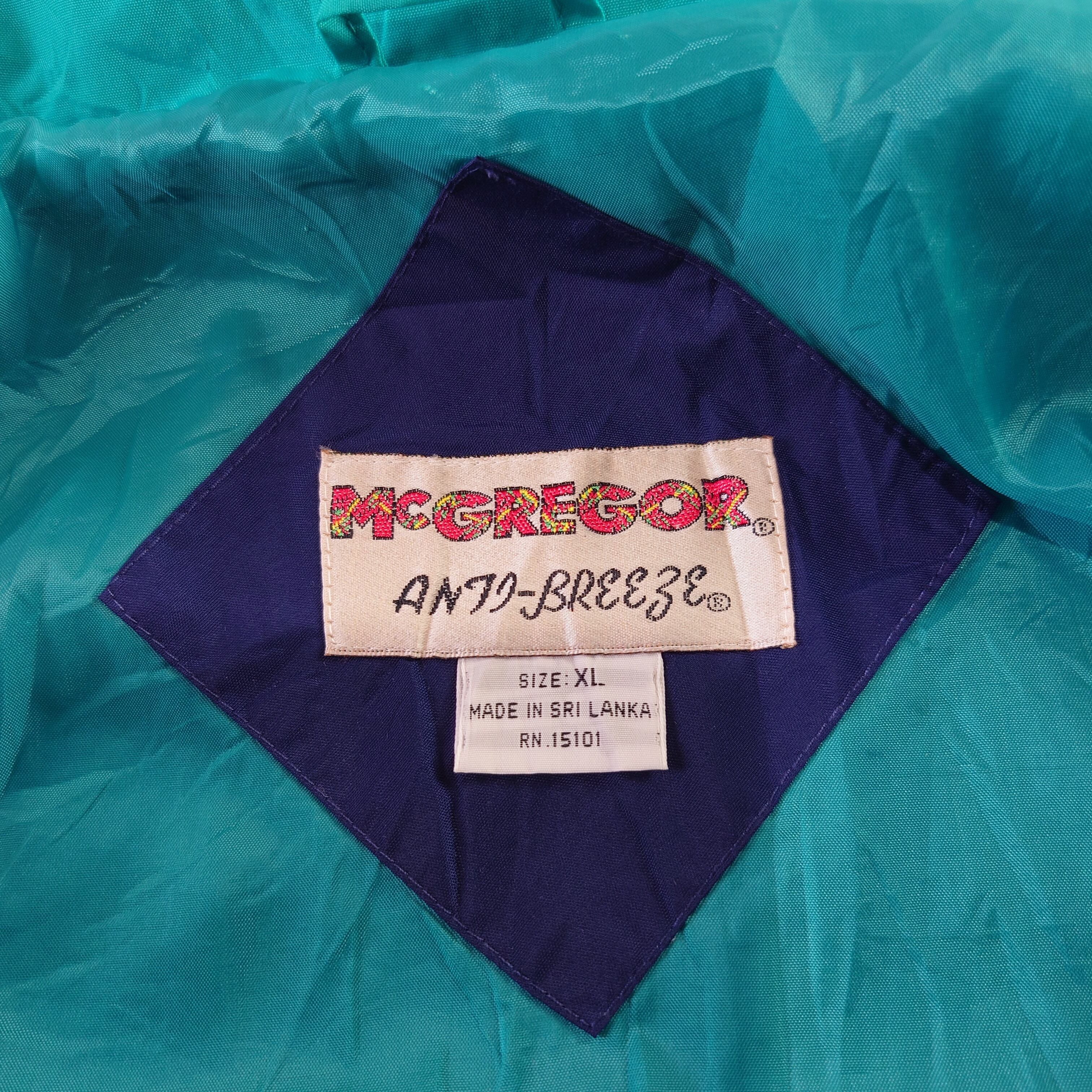 90s】McGREGORマクレガー ANTI BREEZE ナイロンジャケット 90s】McGREGORマクレガー ANTI BREEZE ナイロンジャケット