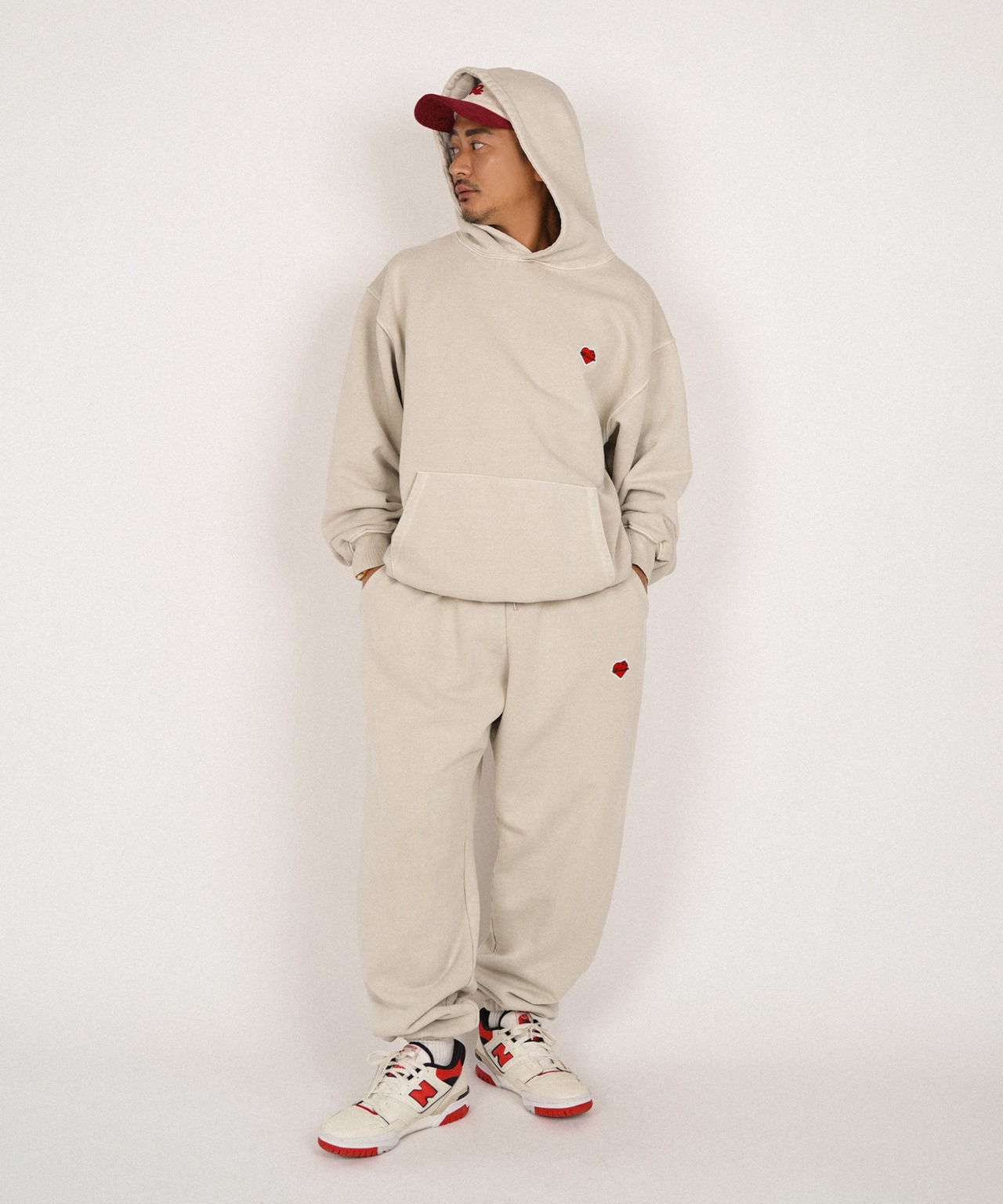 【#Re:room】WASHED VINTAGE SWEAT PARKA［REC814］