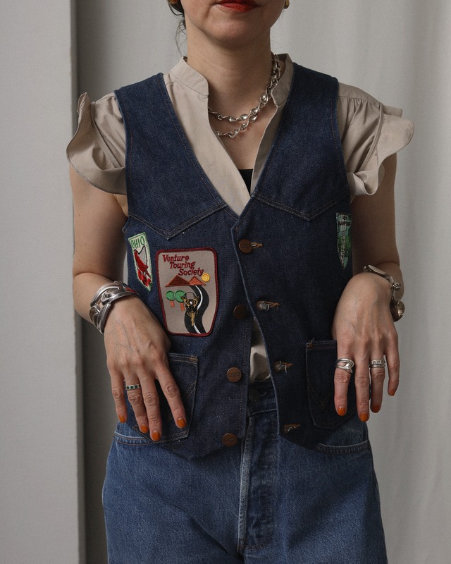 1980's Wrangler / Patches Vest