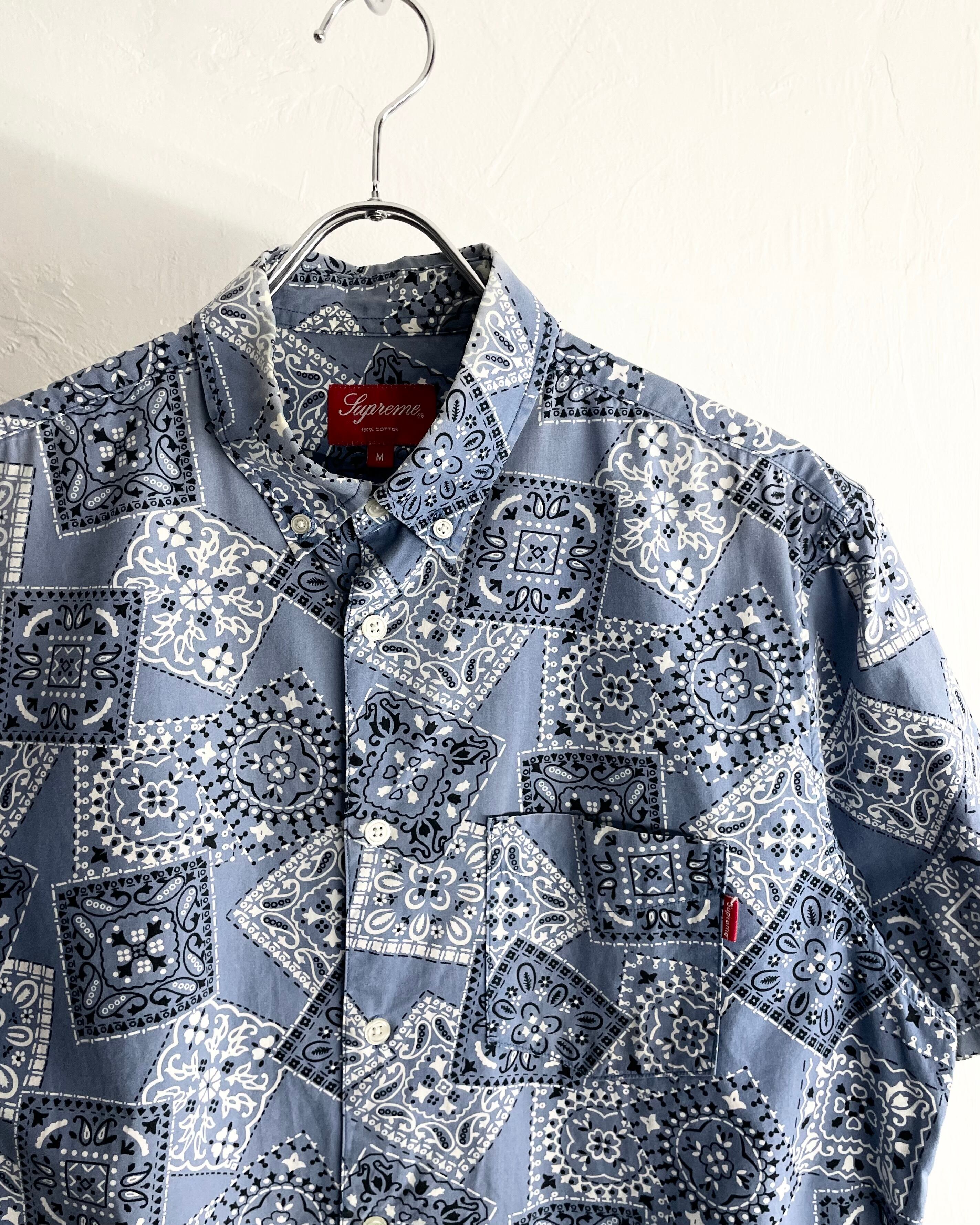 15SS SUPREME Total Pattern Cotton Shirt