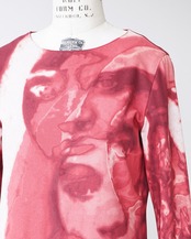 〈Jean Paul GAULTIER FEMME〉Graphical Blouse
