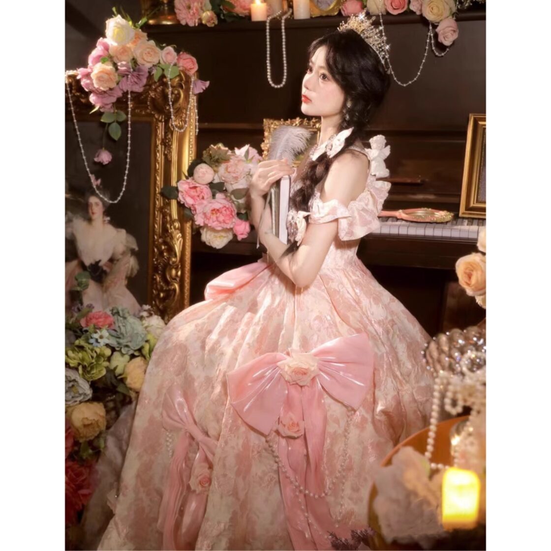 ファッション 通販 SEASONZ ロリータファッション通販 ゆめかわ ロング ドレス 花嫁 ジャケット・アウター