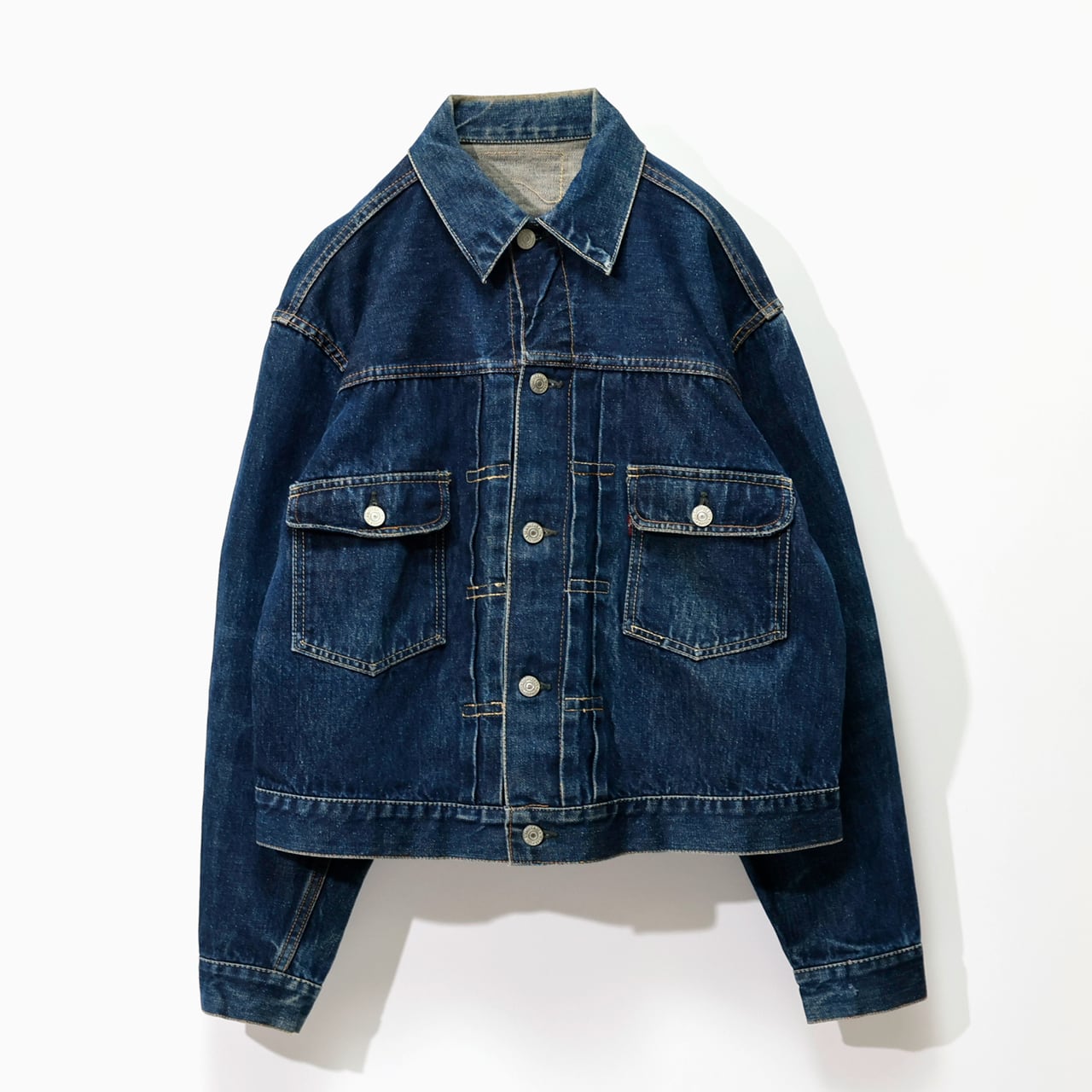 USA製 80s Levis リーバイス デニム ジャケット メンズS相当 ブルー 色