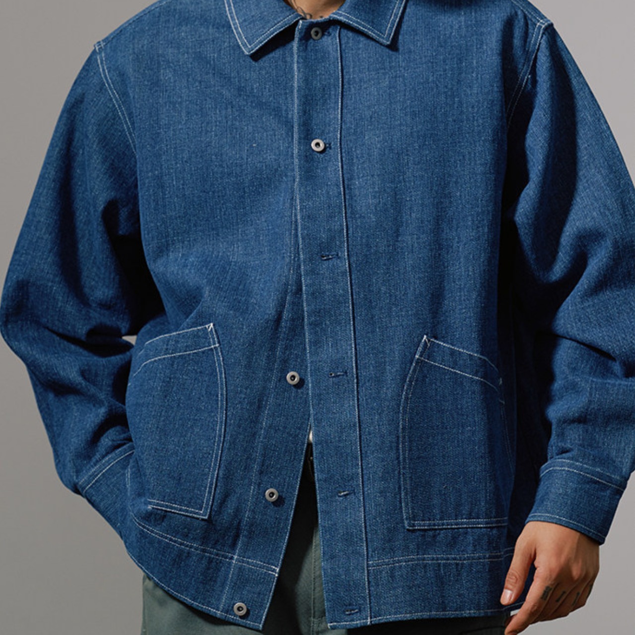 1920’s ヘリテージ・ルーズデニムワークシャツジャケット K5633 - 7