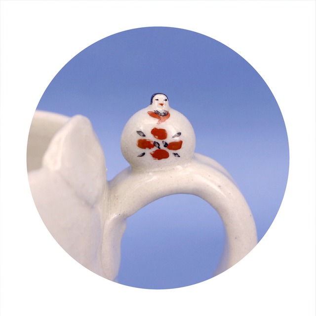 《 鈴木ハツミ 》こけし付きマグカップ　クマ