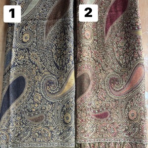 ペイズリー柄パシュミナストール