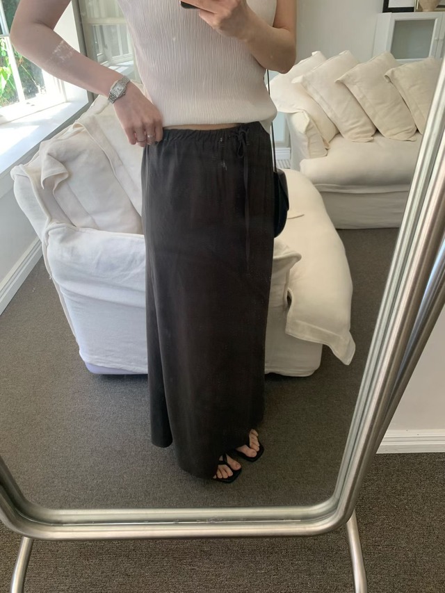 (予約) fl lanel / Summer silky skirt 4color