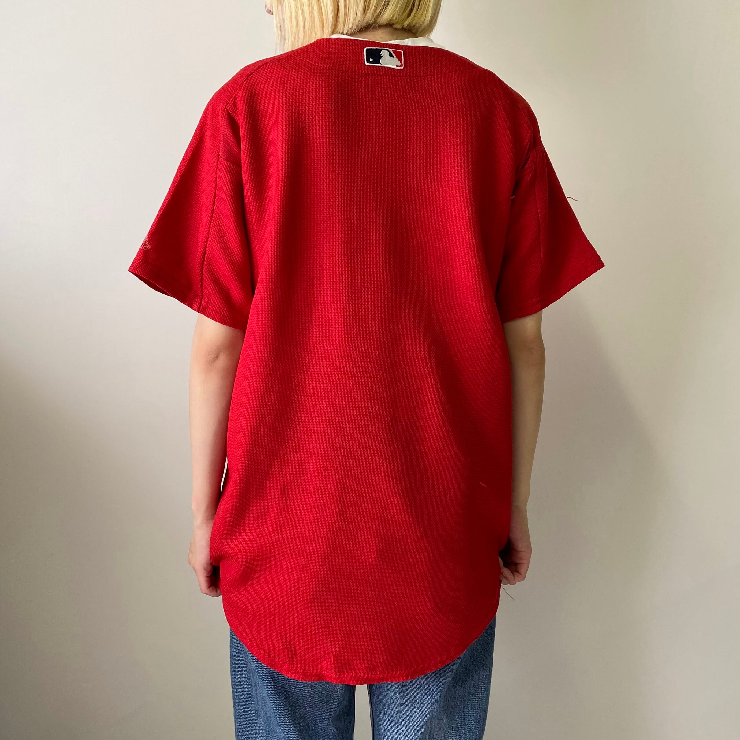 USA製 90年代 MLB ボストン・レッドソックス ベースボールシャツ