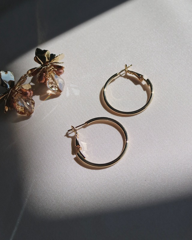 Lamp flower "mini" coppergold