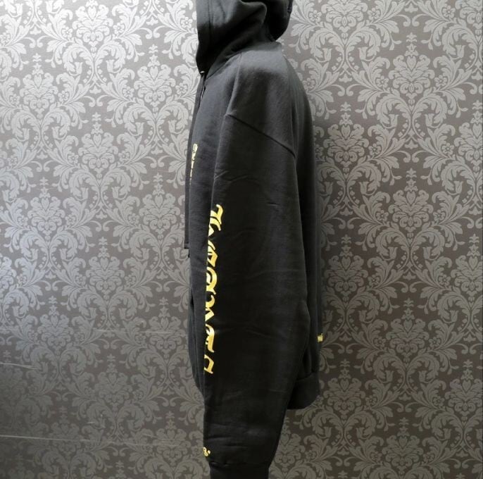 ★クロムハーツ★オンライン限定 ゴールド グリッター パーカー CHROME HEARTS クロムハーツ GOLD GLITTER HOODIE ホースシュー