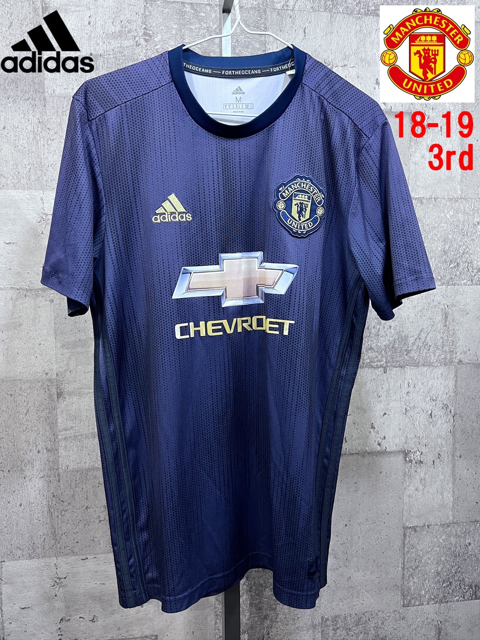 マンチェスターユナイテッド　18-19 ユニフォーム アディダス マンチェスターユナイテッド 18-19 3rd ユニフォーム M