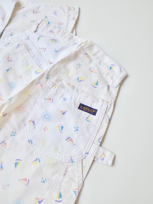 80s DEE CEE yacht pattern painter pants