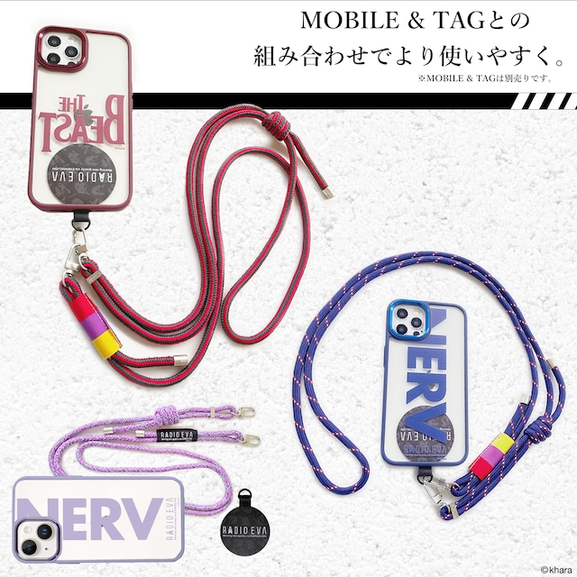 RADIO EVA ACRYLIC MOBILE CASE＜BEAST(BLACK)＞