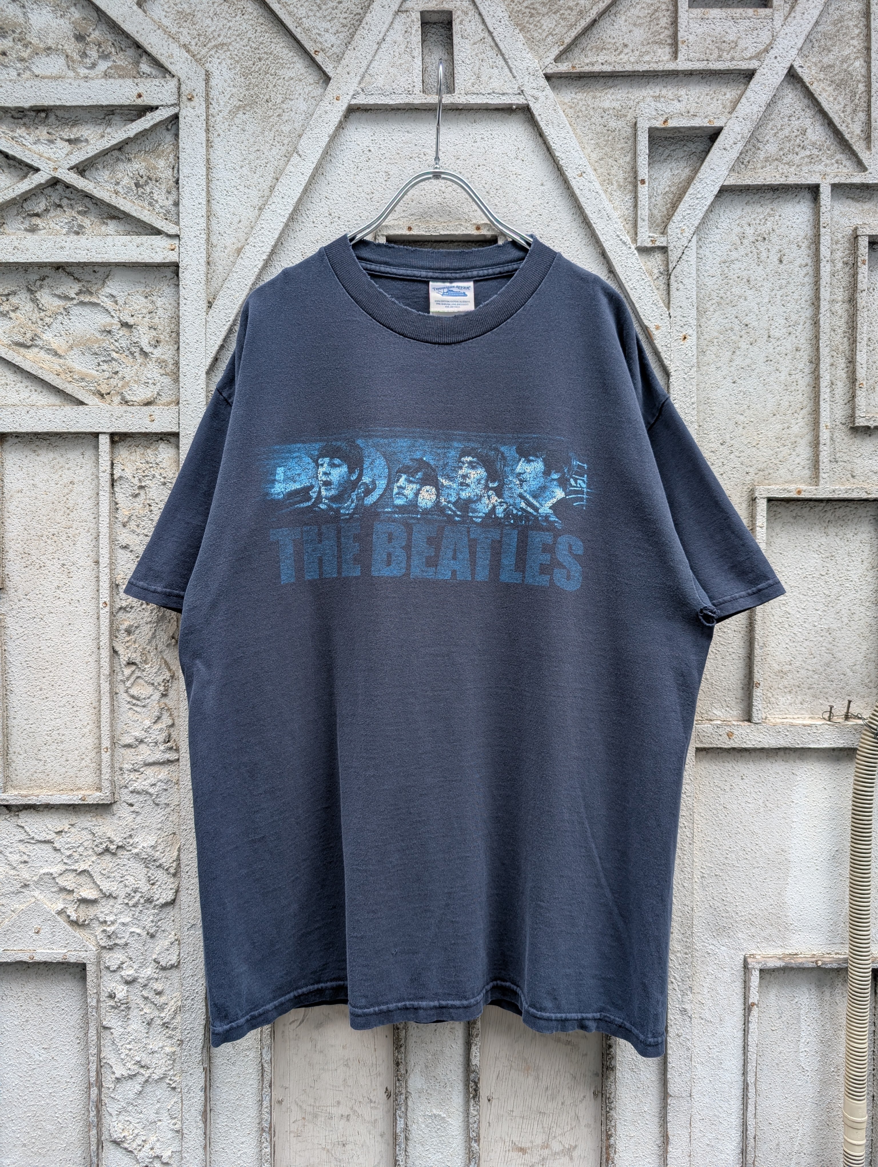 "THE BEATLES" print tee / made in USA