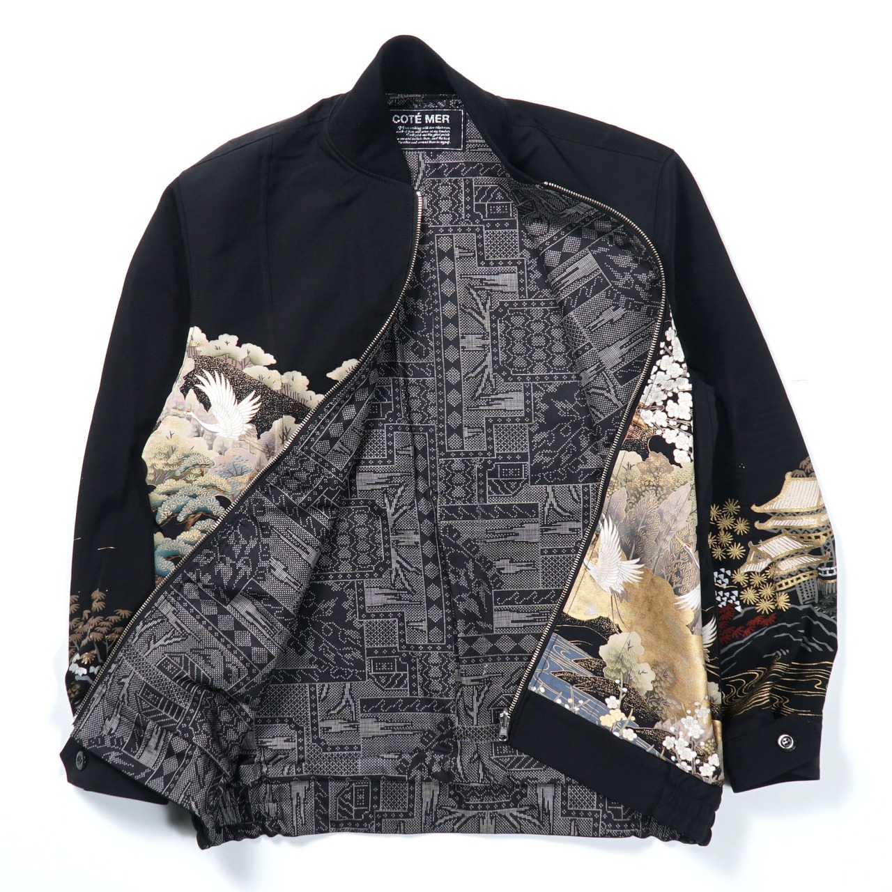 KIMONO REVERSIBLE BOMBER JACKET