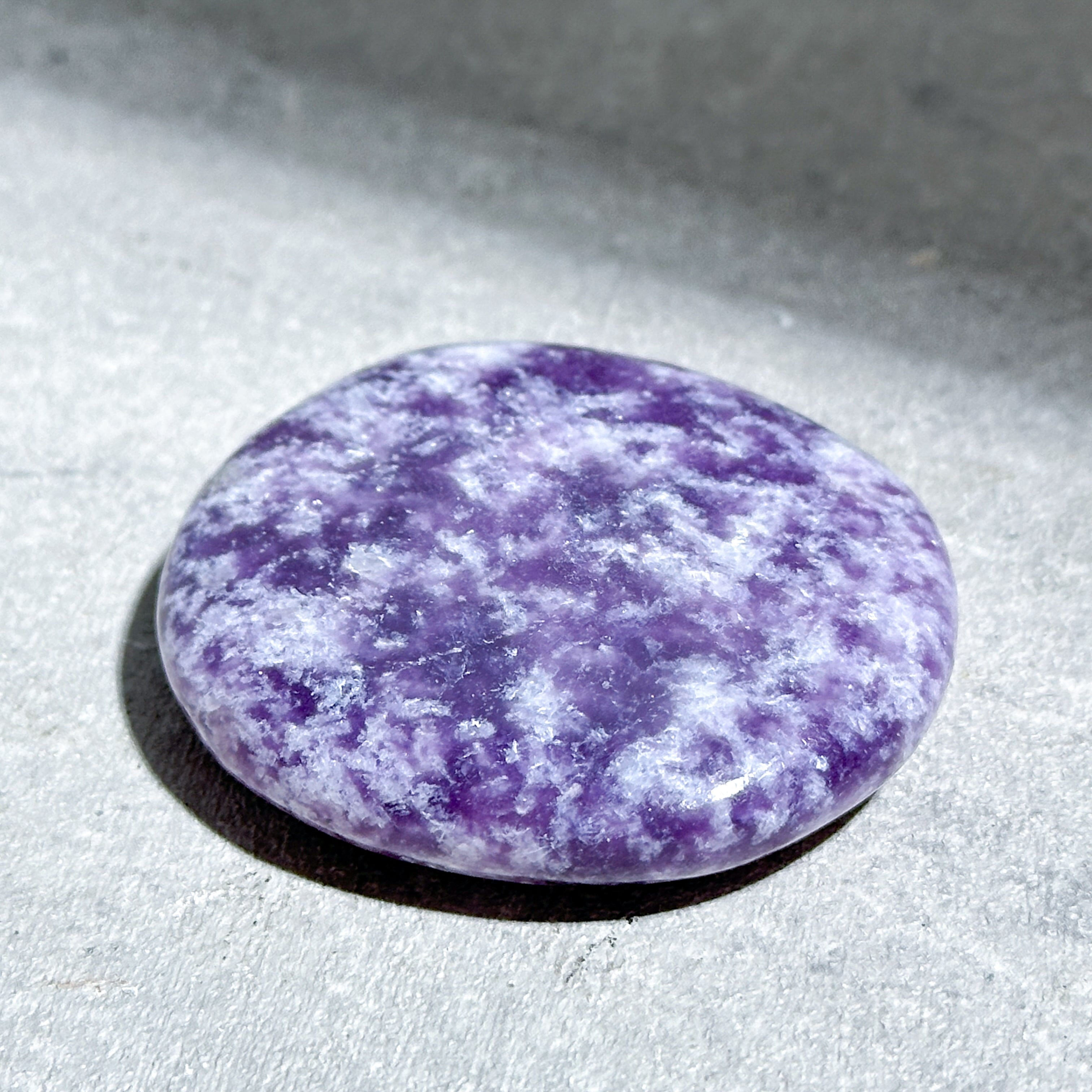 レピドライト パームストーン 52◇Lepidolite palm stone◇天然石