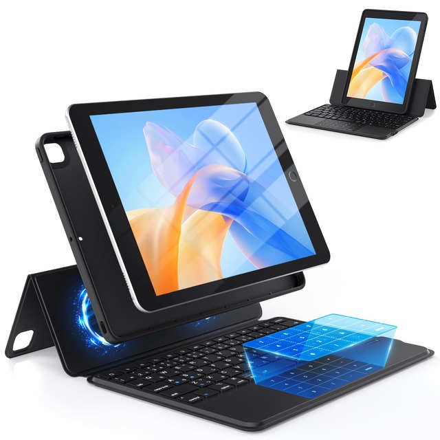 【最新型】Omikamo iPad 10.2/10.5インチ 第9世代 第8世代 第7世代 キーボードケース 超薄型 軽量 JIS日本語配列