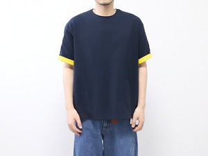 MILITARY / US NAVY リバーシブルTee - NAVY×YELLOW