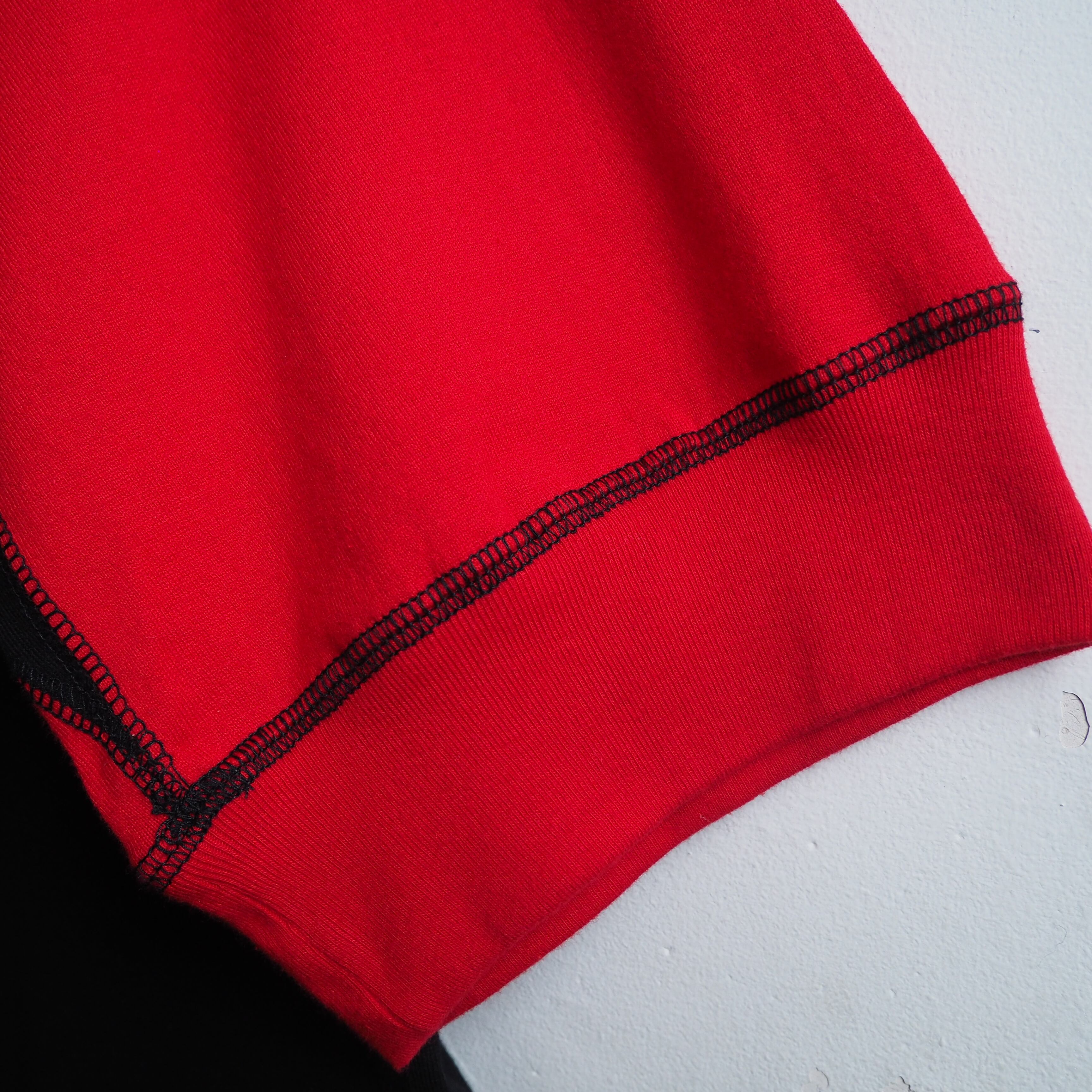 ” Evisu - Dot kamome ” printed Bi color raglan sleeve Tee