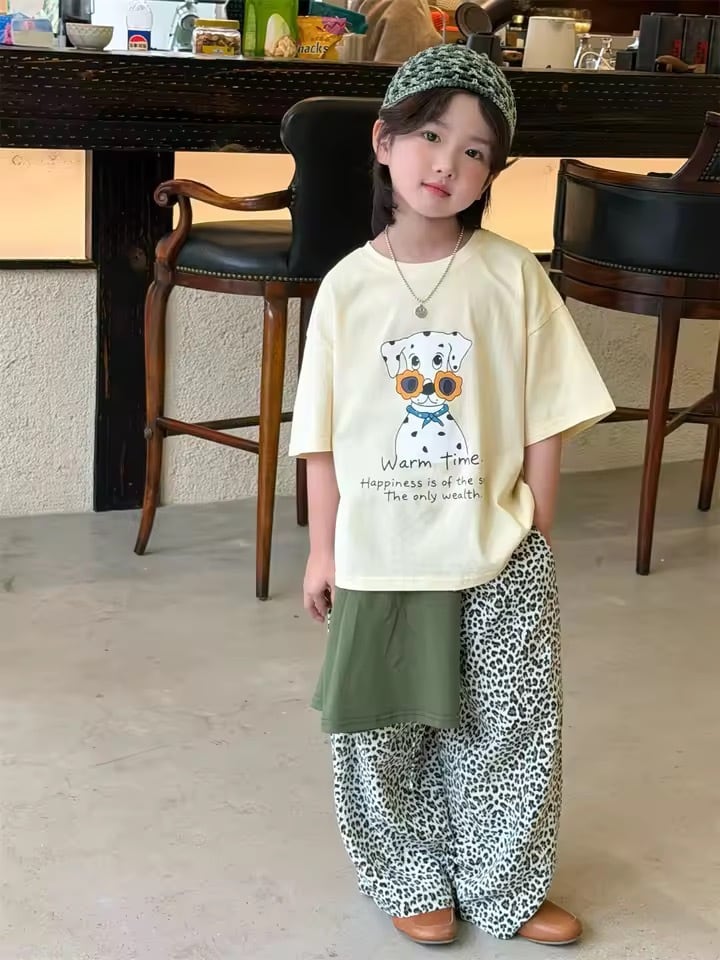 3color サングラスdogイラストTシャツ