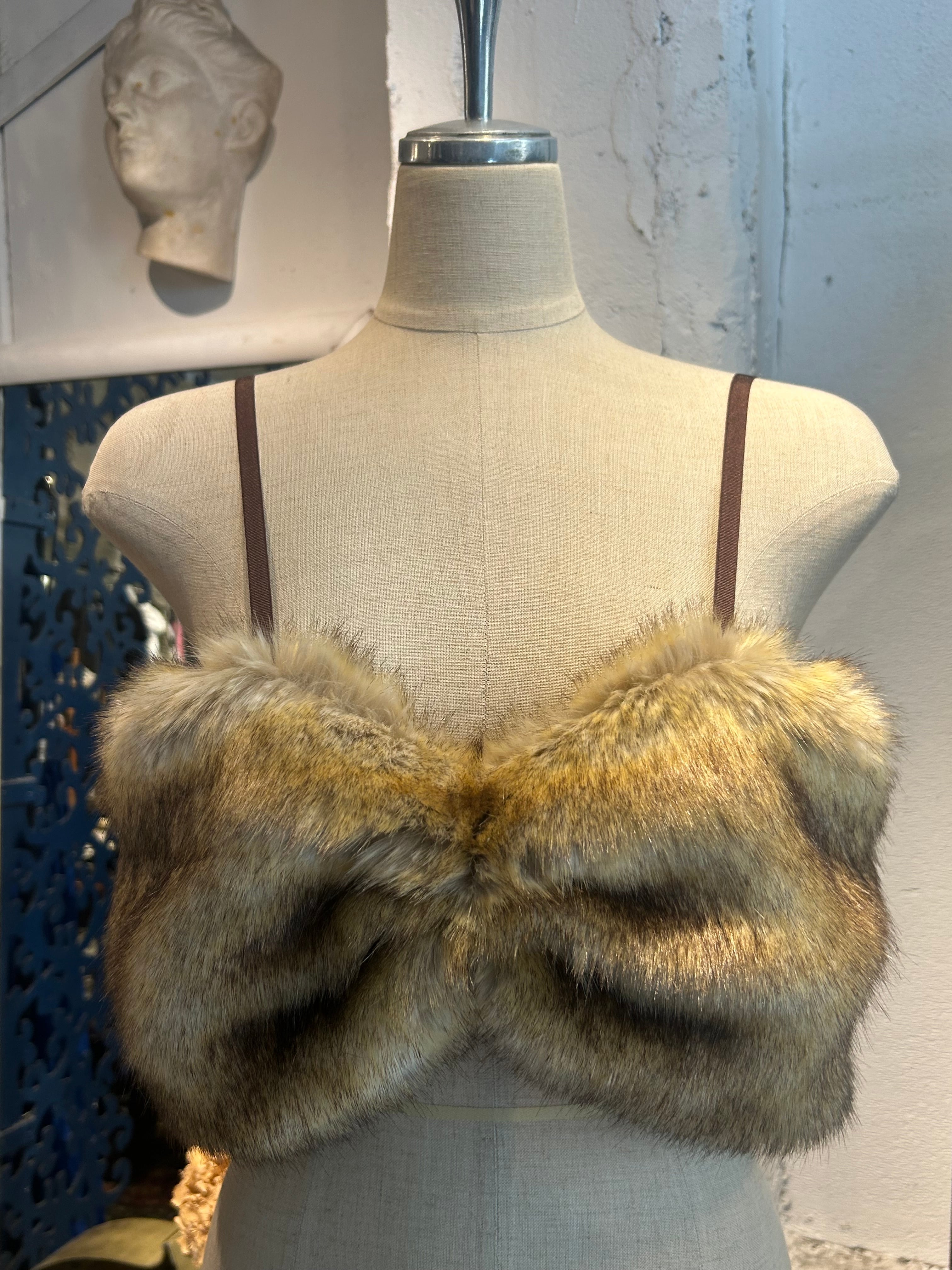 FUMIETANAKA animal fur bustier | AAR