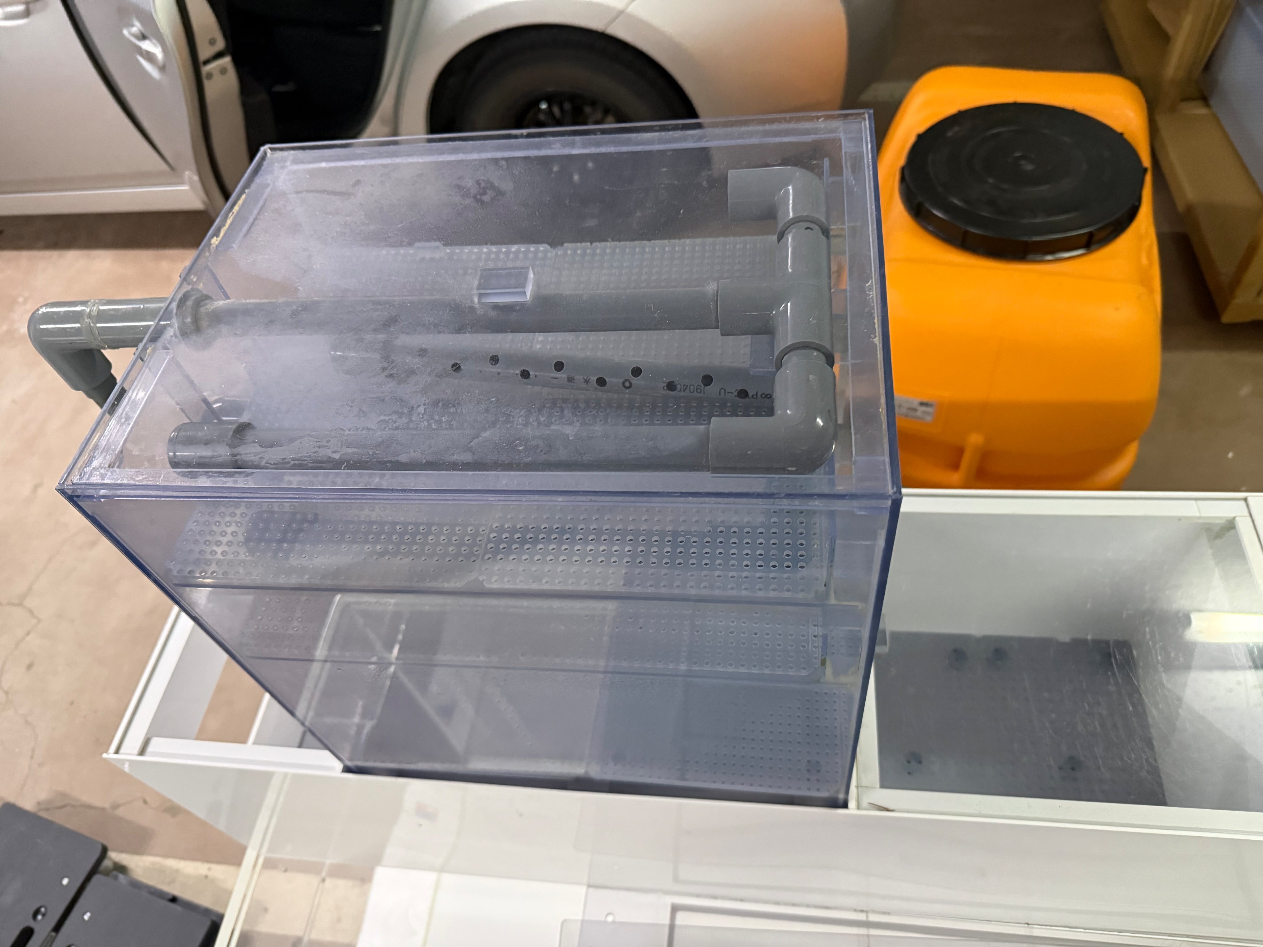 アクリル水槽 1500 濾過槽　水槽台セット　引き取り限定　　高知県 中古水槽 1500×750×600 上部濾過セット 美品 板厚13㎜ 引取or納品