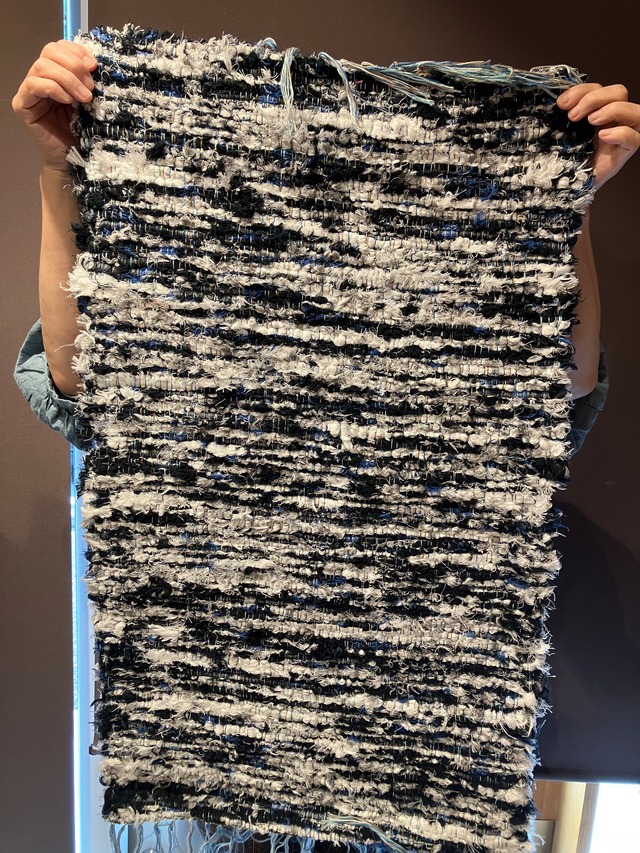 裂織りマット大　今治タオル