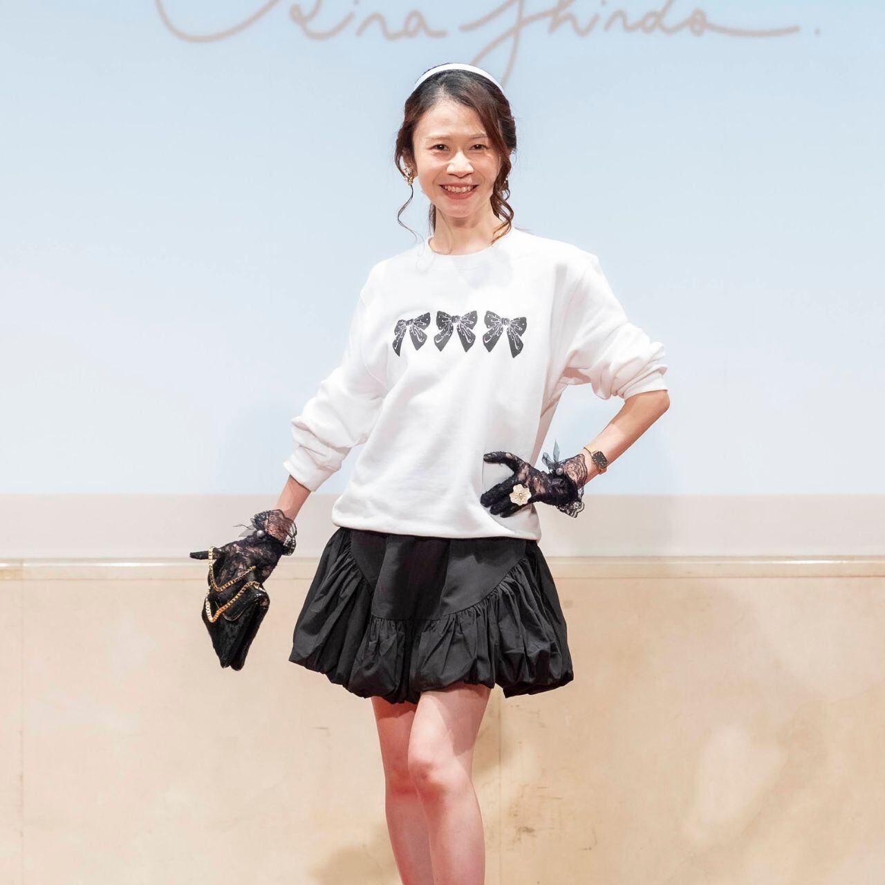 エターナリーブレイス　スカート バルーン　ブラック 1028_F アルティメットライト バルーンスカート (ブラック) – K