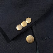 70s Kent ケント VAN JAC ヴァンヂャケット 金ボタン 2B ツイル テーラードジャケット ブレザー 170-90-79 /紺ブレ/ビンテージ