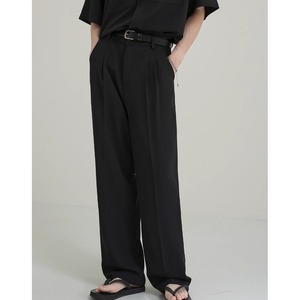 center press wide leg wide pants mr0328