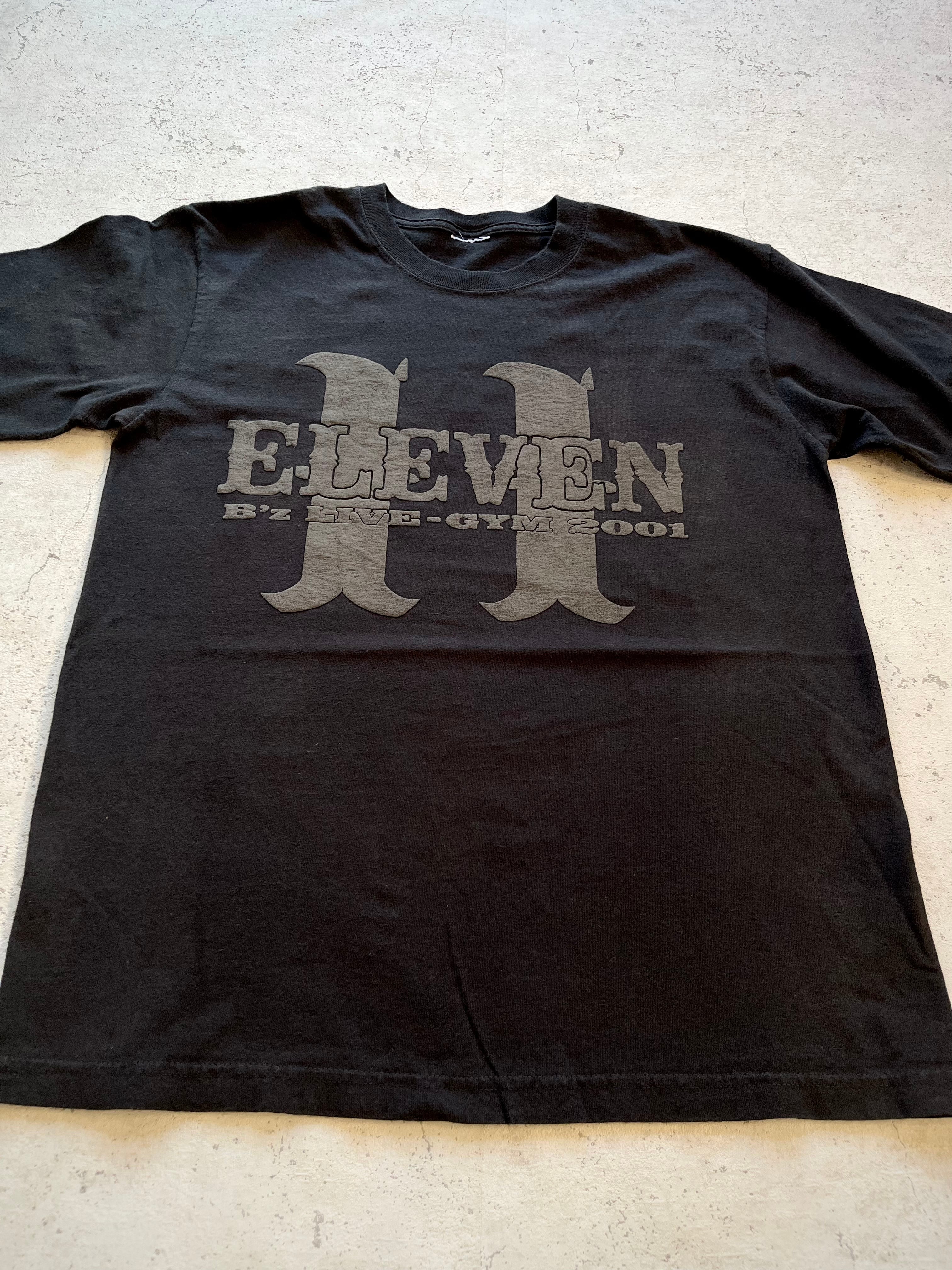 01s B'z ELEVEN LIVE GYM PRINT TEE OLD VINTAGE 2001年 Bz ライブ