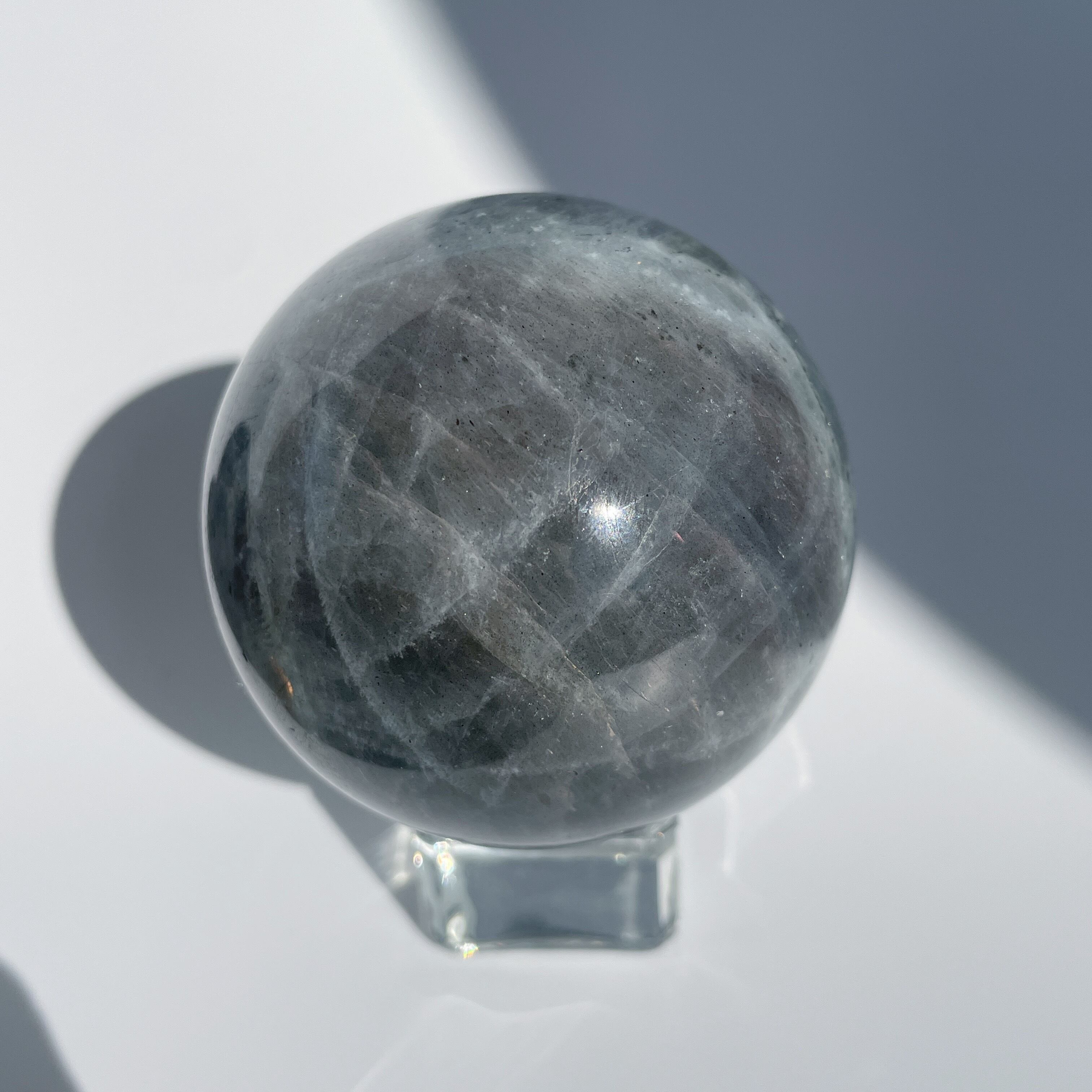 グレーのラブラドライト スフィア 02◇ Labradorite Sphere ◇天然石 