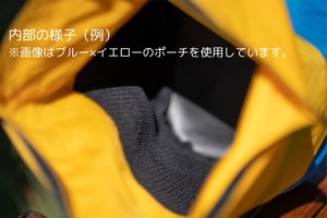 マルチポーチ Journey pouch パープル×イエロー