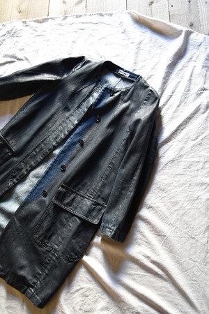 "DRIES VAN NOTEN" Denim coated coat