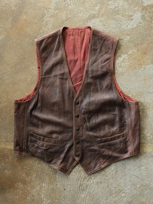 Used Leather Vest