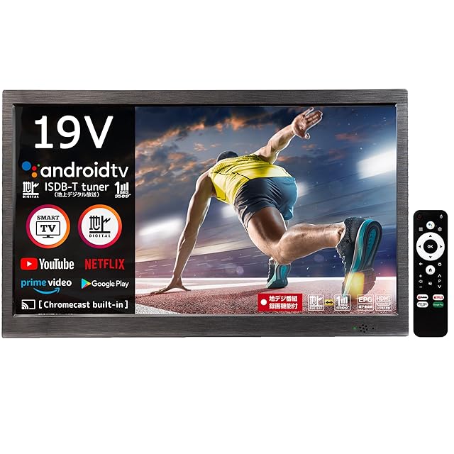 OVER TIME 19型液晶地デジチューナー搭載androidスマートTV OT-PST19AK