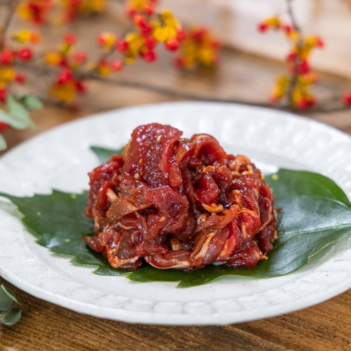 イノシシ肉味付け肉（味3種類から選択可能）120g