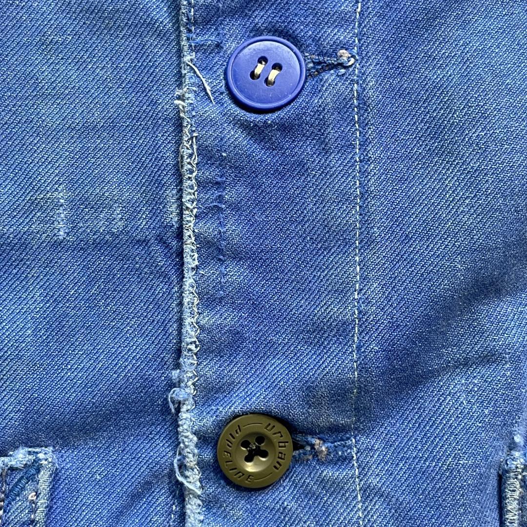 50s SAVO フレンチ ワークジャケット カバーオール コットンツイル 50s SAVO 刺繍タグ コットンツイル フレンチワークジャケット | ib2