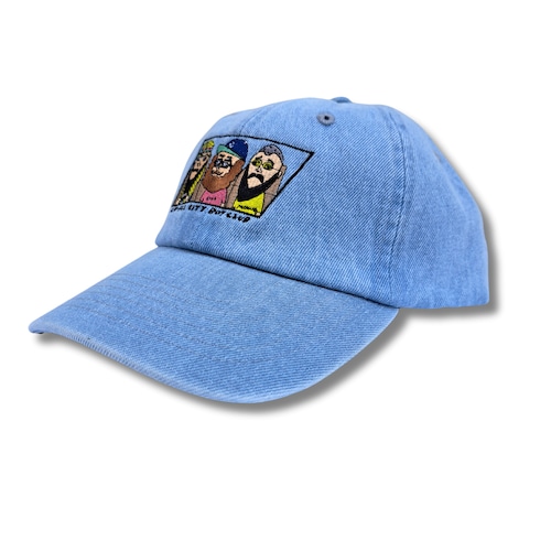 CHI-BEE lets`s go cap (light denim)