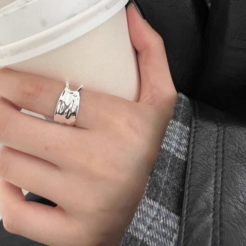 スタッガードダブルレイヤーリング A0131