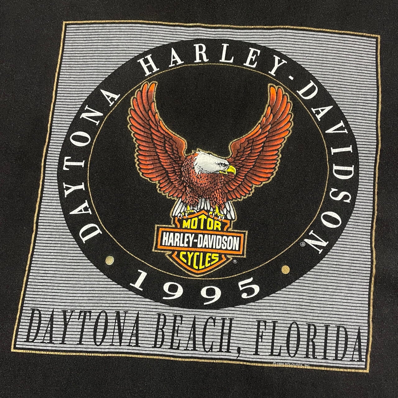 90年代 Harley-Davidson ハーレーダビッドソン イーグル ロゴプリント