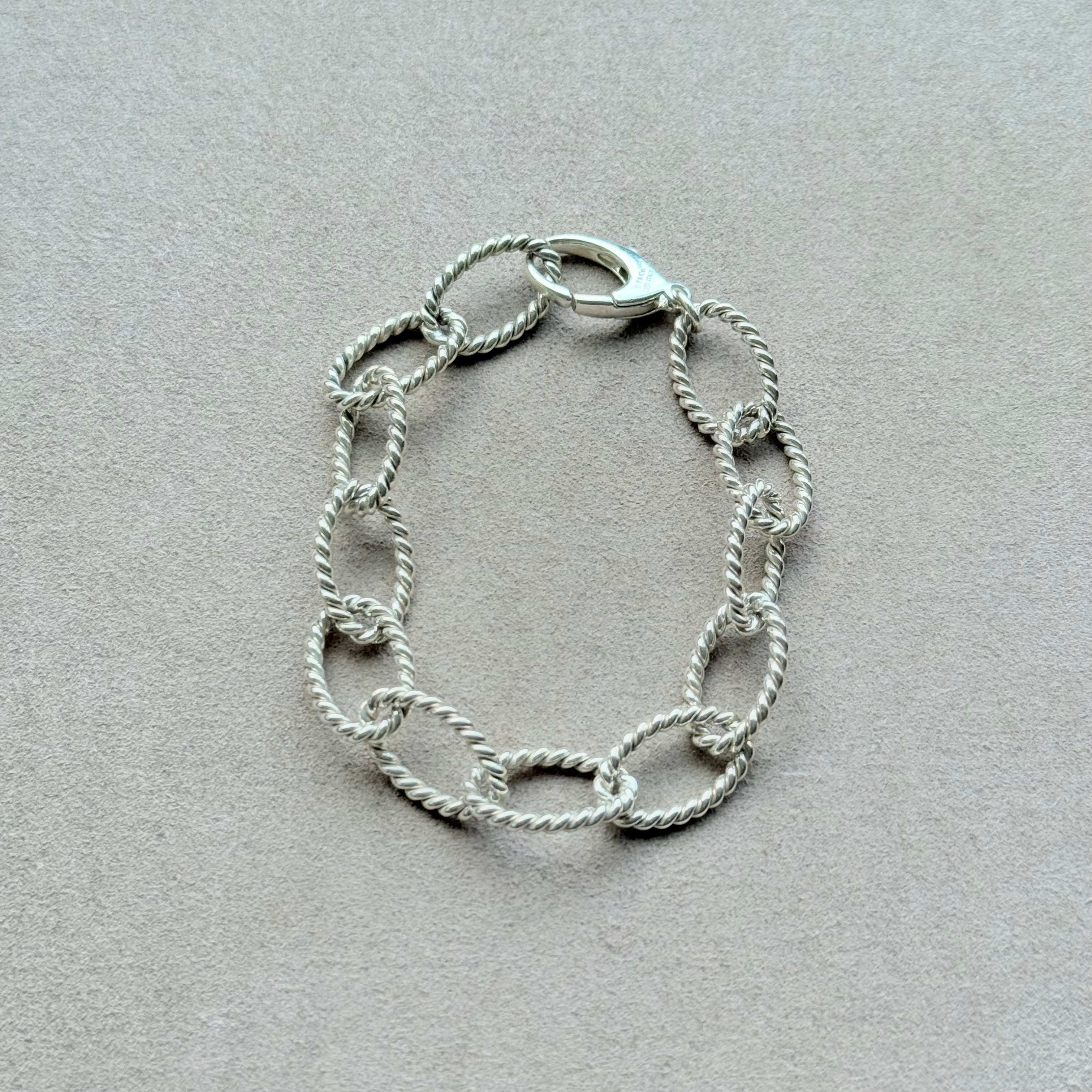 tiffany&co.ティファニー＆コー twist link bracelet silver925