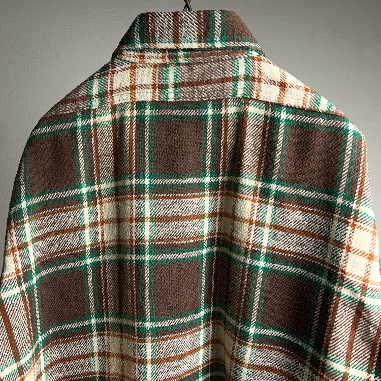 希少70sUSA製ミスターレッグスMr.LeggsヘビーネルシャツヘビネルL黒緑 希少70sUSA製ミスターレッグスMr.LeggsヘビーネルシャツヘビネルL黒緑