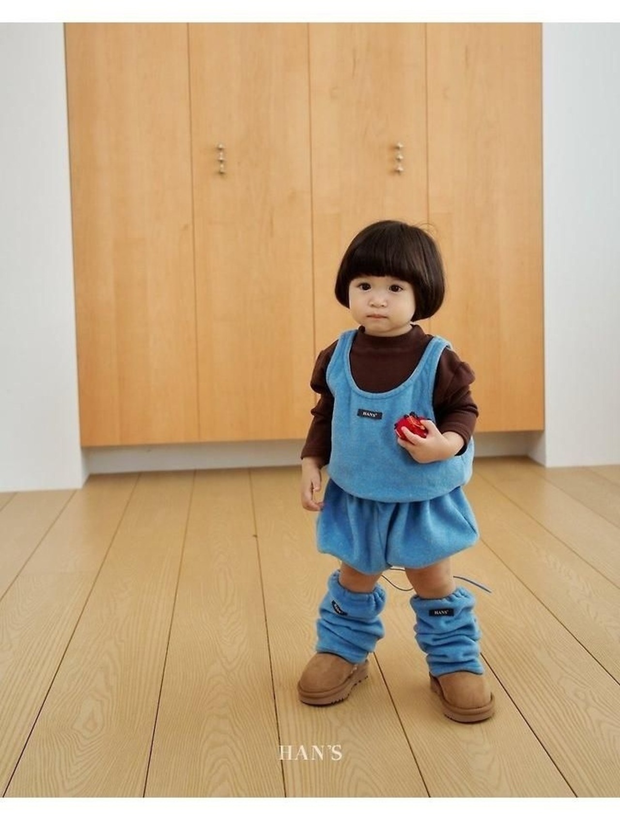 ハンス / Hans / ドット柄ブルマ / 韓国子供服 / キッズ / 26winter〖取寄〗*XXS~JS*