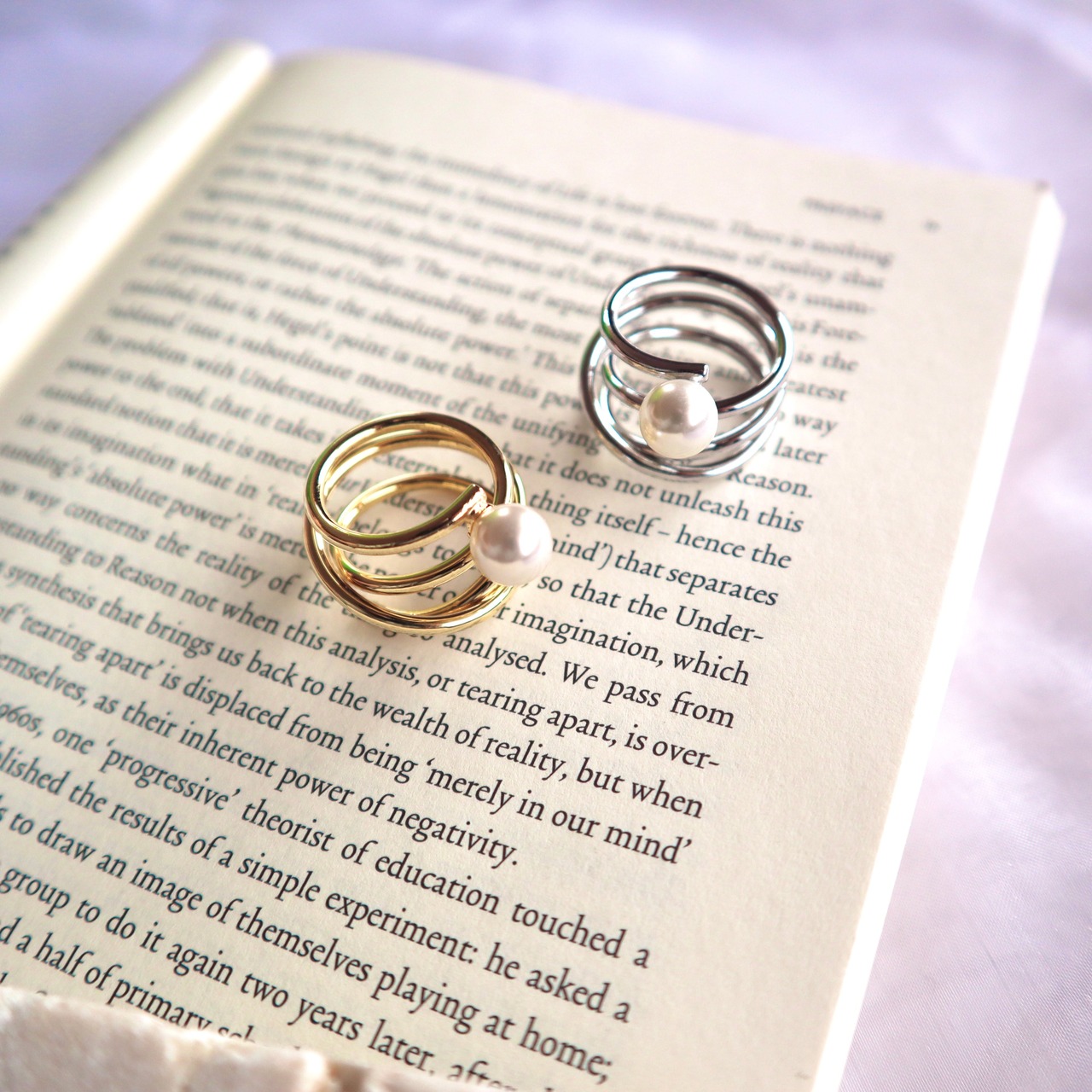 284R　spiralパールリング