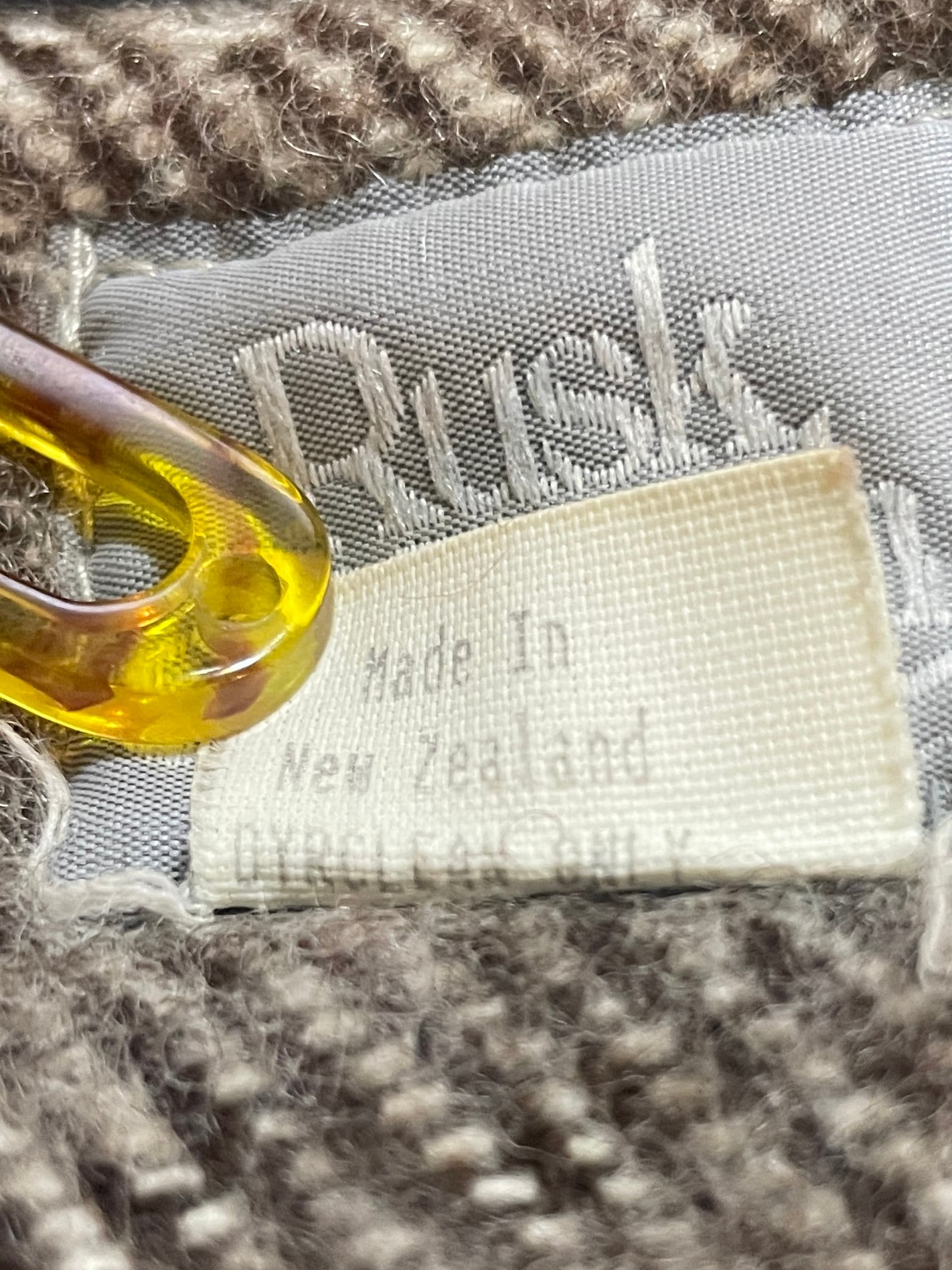 Rusk&Finch フリンジ ウール ポンチョ アウター ニュージーランド